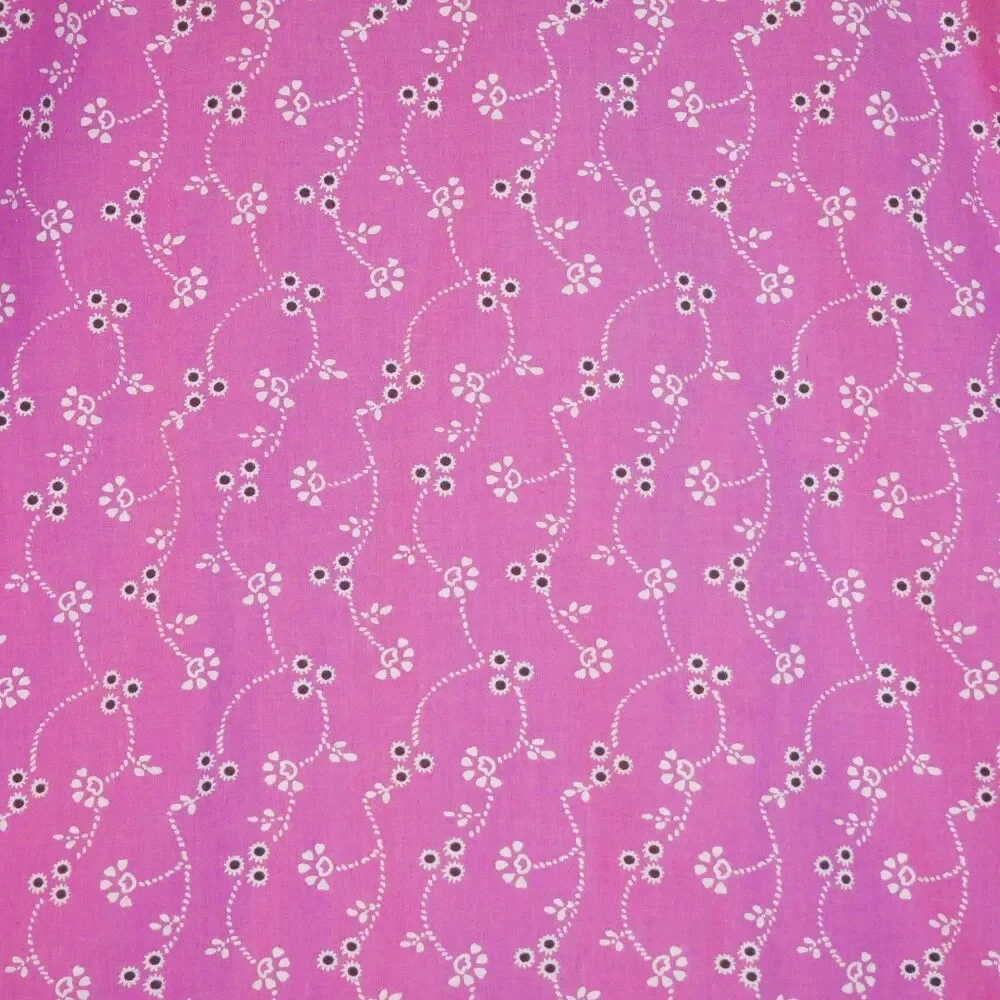 Boca Bay Womens Size L  Blouse Snap Button Pink Floral Short Sleeve - Picture 8 of 13